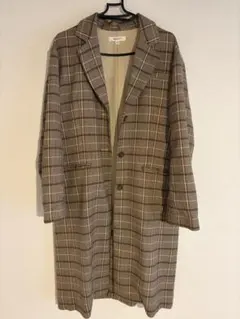 moussy Mサイズチェック柄 ロングコート