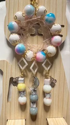 ホワイトオニキス ペルシャジェイドのドリームキャッチャー