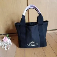 TOCCA トートバッグ ブラック＆パープルのサムネイル