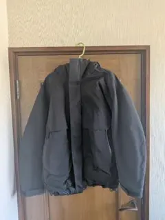 ハイブリッドダウンオーバーサイズパーカー ユニクロ ＋J ブラック