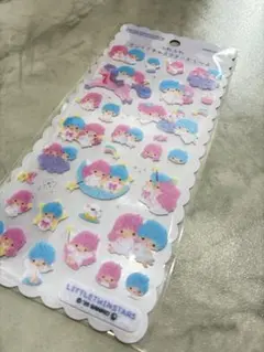 正規品 ふわふわサンリオキャラクターズしーる リトルツインスターズ