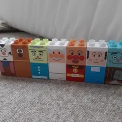 アンパンマン ブロック型フィギュア 7体セット