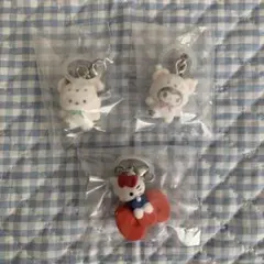 サンリオ めじるしアクセサリー ふわふわスノー クロミ ポチャッコ ハローキティ