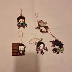 鬼滅の刃キーホルダーと煉獄さんマスコット