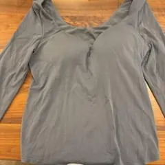 エアリズム ブラトップ　グレー Lサイズ マメクロゴウチ