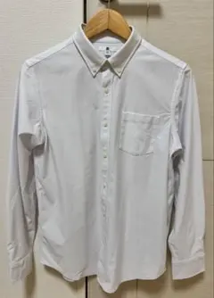 ユニクロキッズ160cm長袖白シャツ
