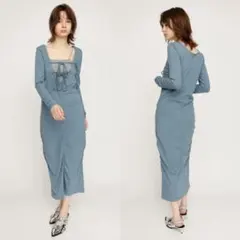 新品未使用❤SLY SHIRRING RIBBON 2WAY ワンピース