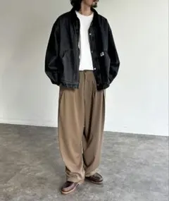 CPCM ヘリンボーンスラックス ベージュのサムネイル