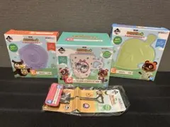 一番くじ どうぶつの森 マグカップ まめざら ハンドタオル ジッパー
