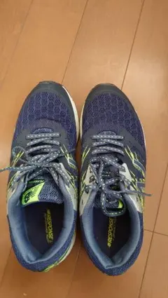 New Balance ランニングシューズ ネイビー/ライム