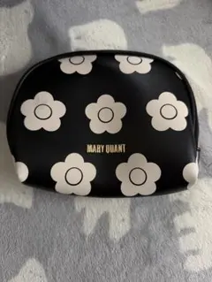 MARY QUANT ポーチ ブラック デイジー柄