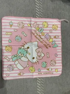 ハローキティ・けろけろけろっぴ　他 ループ付タオル（7枚セット）　新品未使用