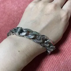 メキシカンジュエリー シルバー925 ブレスレット ダブル チェーン