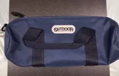 【未使用品】ペットボトルカバー　カラビナ付き　ネイビー　OUTDOOR