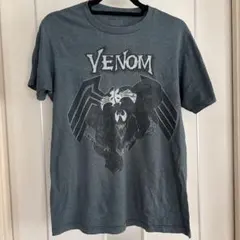 マーベル プリント Tシャツ クルーネック 半袖 M 灰 コットン ストリート