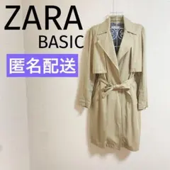 ZARA ザラ ベーシック トレンチコート スプリングコート レディース 無地