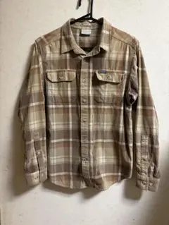 Columbia 長袖シャツ ブラウン系チェック