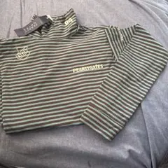 PEARLY GATES ストライプタートルネックシャツ 2