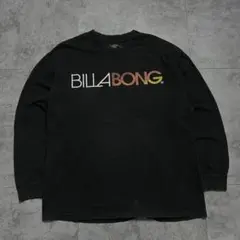 コ*)様 BILLABONG 長袖Tシャツ ロンT グラデーションロゴ ブラック