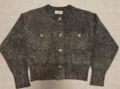 極美品☆アルページュストーリー　ラメニットジャケットのサムネイル