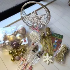 クリスマスグッズ／オーナメントセット 色々