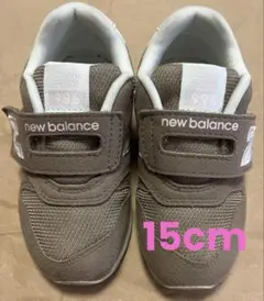 New Balance 996 キッズシューズ ブラウン15cm