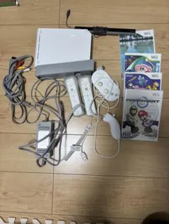 Wii本体とゲームソフトセット4本