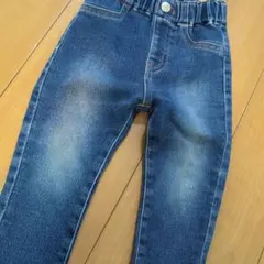 デニムパンツ ウエストゴム バックポケット
