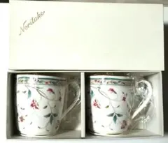Noritake ノリタケ 花更紗 マグペアセット マグカップ ペアマグ