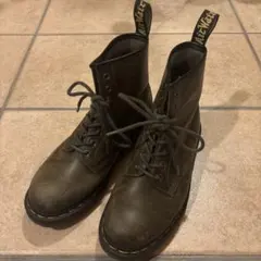 Dr.Martens 8ホール 1460ミリタリー UK8 27cm オリーブ