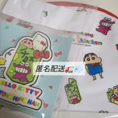 ハローキティ×クレヨンしんちゃんコラボ　2品セット/М