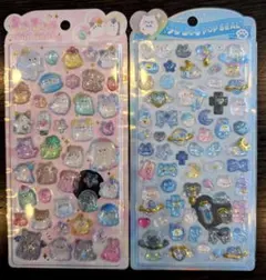 【正規品】うるちゅるポップシール オリジナル ２枚セット オバケーヌ てんし
