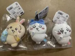 ちいかわ おいしすぎるよッ「水」・・・ッマスコットうさぎ　ハチワレ　3個セット