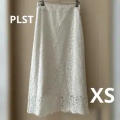 PLST プラステ レースミモレスカート ホワイト XSのサムネイル