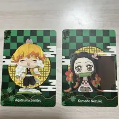 ポップマート鬼滅の刃カード　善逸とねずこ