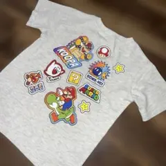 スーパーマリオ　新品タグ付き　130㌢　半袖シャツ