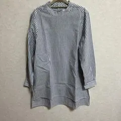 ★ゴールデンベア！レディース！ストライプ柄 長袖ブラウス★
