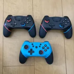 Switch用ワイヤレスコントローラーのジャンク品　3点セット