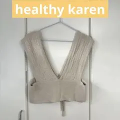 しまむら ニットビスチェ healthy karen