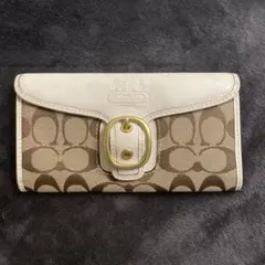 COACH コーチ レガシー ターンロック 長財布 シグネチャー ヴィンテージのサムネイル
