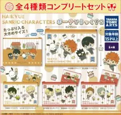ハイキュー!!×サンリオキャラクターズ ポーチでらっくす2 コンプリートセット