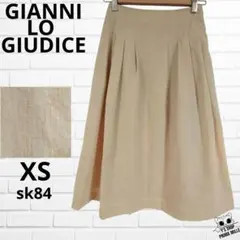 GIANNI LO GIUDICE ロングフレアスカート 34 ベージュsk84のサムネイル