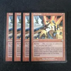 MTG 過負荷 Overload 英語4枚セット - メルカリ