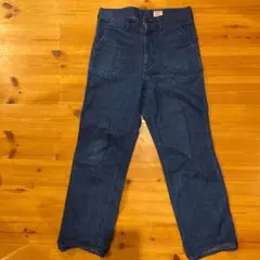 デニムパンツ　ワイドパンツ