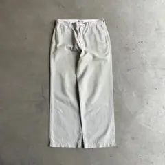 90s OLD GAP バギーワイドチノパンツ アーミーチノ型 アイボリー 33