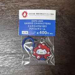 サンリオ　ミャクミャク　なりきりアクリルチャーム　シナモン