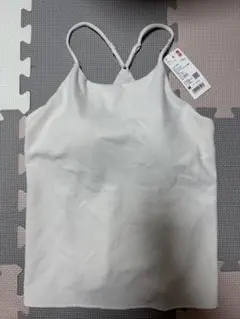 UNIQLO ユニクロ クレープジャージーブラキャミソール М ホワイト 新品