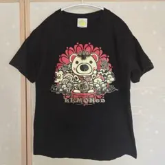 hide LEmoNeD Psycho MANEKI bear Tシャツ 黒