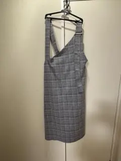 しまむら KHALITA 千鳥柄 ジャンバースカート ワンピース 4L