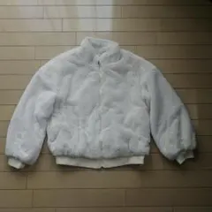 GU　フェイクファー　ブルゾン　150cm　※12/31-1/4配送不可